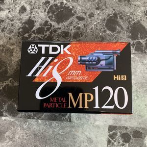 TDK MP 120 High Standard 8mm Video Cassette Metal Particle